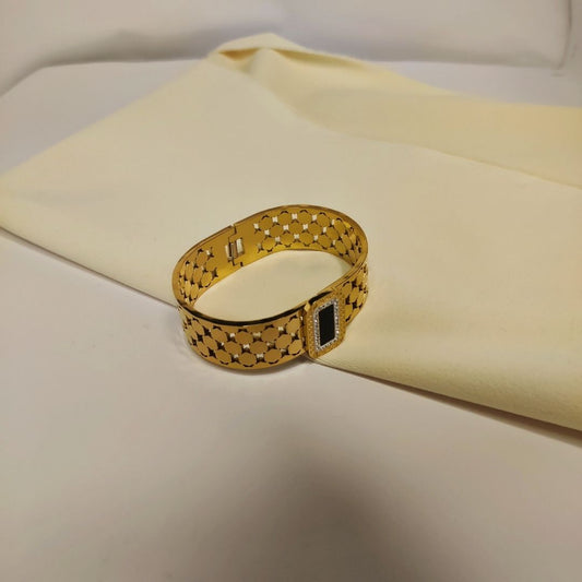 Gilded Matrix Bangle