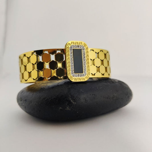 Gilded Matrix Bangle